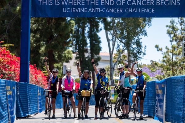 anti-cancer challenge cyclists