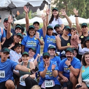 Called TeamNeush, this group of 89 family and friends rallied at last year's UCI Anti-Cancer Challenge in to raise awareness and support for cancer research on behalf of Neusha Raffijandi, bottom row, second from left.